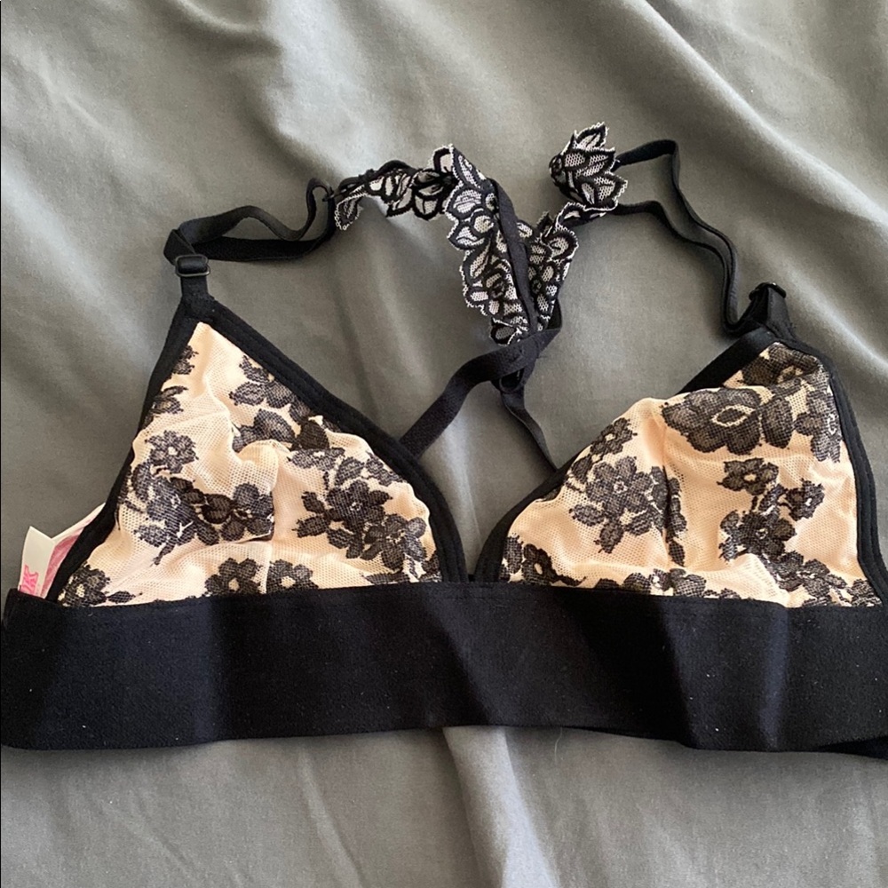PINK Victoria secret Black Lace Bralette